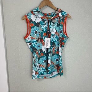 Tattoo Golf Aloha Sleeveless Cool-Stretch Golf Shirt XL NWT
